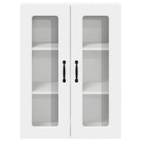 Kitchen Wall Cabinet White 60 x 31 x 80 cm Engineered Wood - Rear View