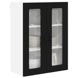 Kitchen Wall Cabinet Black 60 x 31 x 80 cm Engineered Wood - Side View