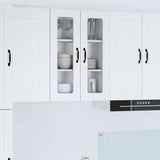 Kitchen Wall Cabinet with Door High Gloss White 60 x 31 x 80 cm