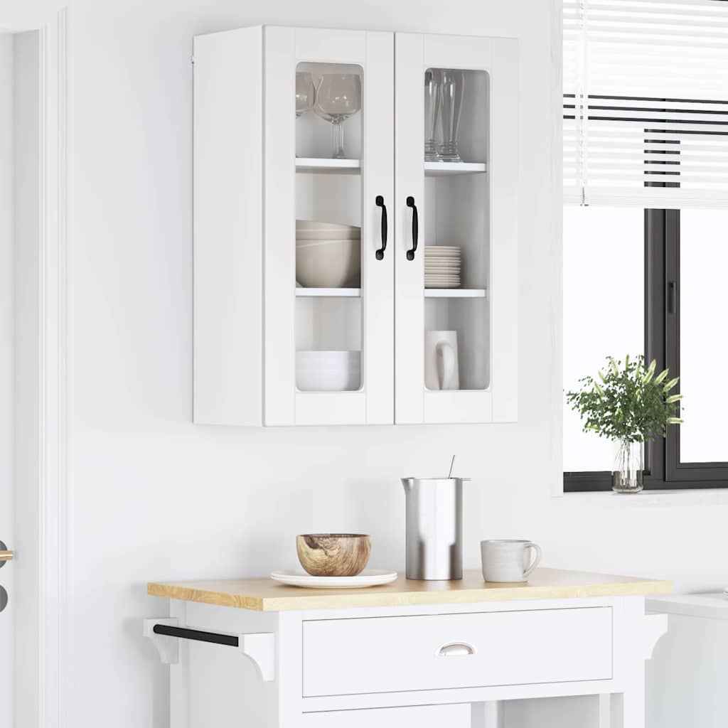 Kitchen Wall Cabinet with Door High Gloss White 60 x 31 x 80 cm
