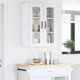 Kitchen Wall Cabinet with Door High Gloss White 60 x 31 x 80 cm - Top-Down View