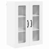 Kitchen Wall Cabinet with Door High Gloss White 60 x 31 x 80 cm - Front View