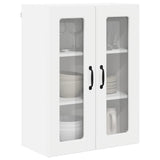 Kitchen Wall Cabinet with Door High Gloss White 60 x 31 x 80 cm - Side View