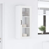 Kitchen Wall Cabinet White 40 x 31 x 100 cm Engineered Wood - Top-Down View