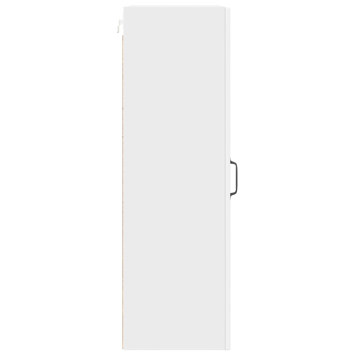 Wall Glass Cabinet PORTO White 40 x 31 x 100 cm Engineered Wood