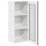 Kitchen Wall Cabinet Black 40 x 31 x 100 cm Engineered Wood - 45-Degree Angle