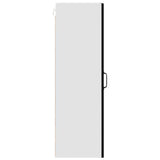Kitchen Wall Cabinet Black 40 x 31 x 100 cm Engineered Wood - Close-Up Angle
