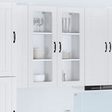 Kitchen Wall Cabinet High Gloss White 40 x 31 x 100 cm