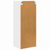 Wall Glass Cabinet PORTO High Gloss White 40 x 31 x 100 cm