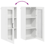 Kitchen Wall Cabinet High Gloss White 40 x 31 x 100 cm - Extra Image