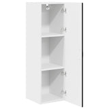 Wall Cabinet PORTO Black 30 x 31 x 100 cm Engineered Wood