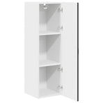Wall Cabinet PORTO Black 30 x 31 x 100 cm Engineered Wood