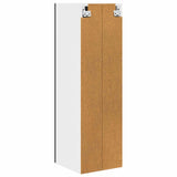Wall Cabinet PORTO Black 30 x 31 x 100 cm Engineered Wood - Low Angle