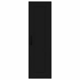 Kitchen Wall Cabinet Black 30 x 31 x 100 cm Engineered Wood - Rear View