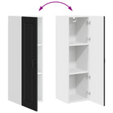Wall Cabinet PORTO Black 30 x 31 x 100 cm Engineered Wood