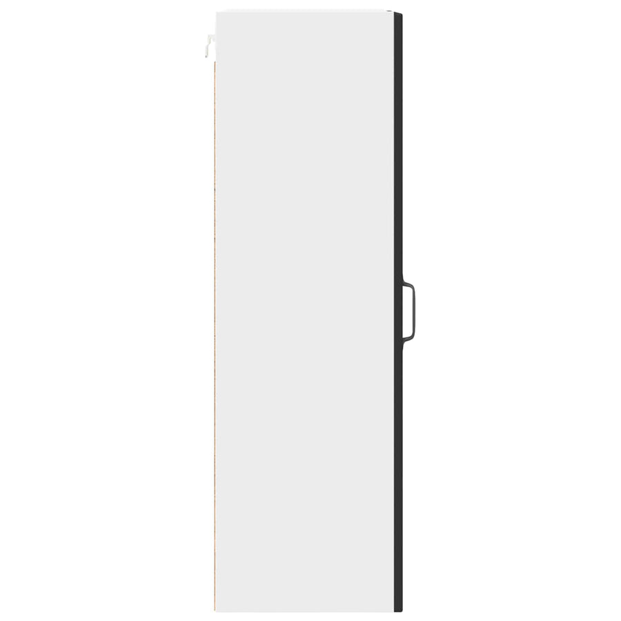 Wall Cabinet PORTO Black 30 x 31 x 100 cm Engineered Wood