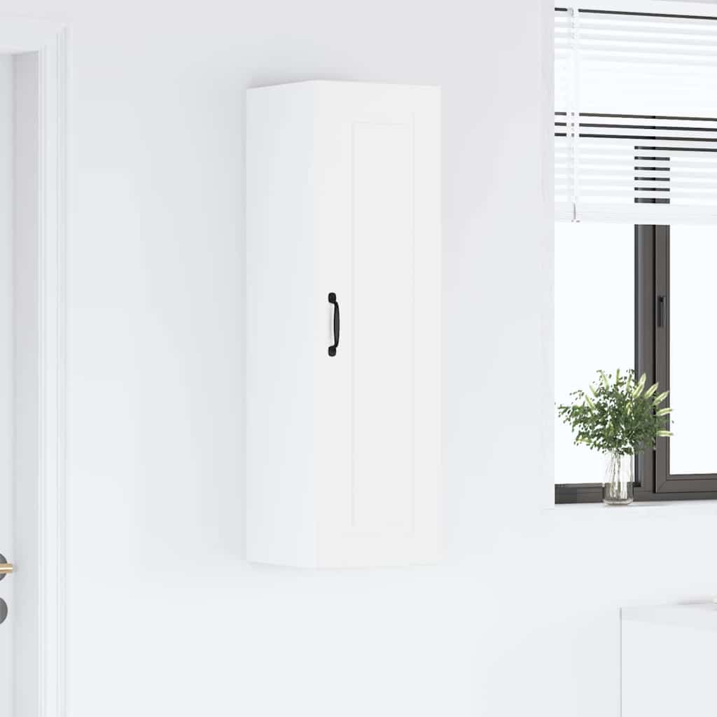 Kitchen Wall Cabinet High Gloss White 30 x 31 x 100 cm