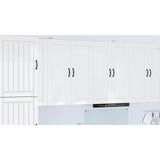 Wall Cabinet PORTO High Gloss White 40 x 31 x 100 cm - Extra Image
