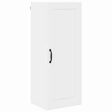Kitchen Wall Cabinet High Gloss White 40 x 31 x 100 cm - Front View