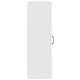 Kitchen Wall Cabinet High Gloss White 40 x 31 x 100 cm - Close-Up Angle