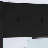 Kitchen Wall Cabinet Black 50 x 31 x 100 cm Engineered Wood