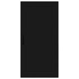 Kitchen Wall Cabinet Black 50 x 31 x 100 cm Engineered Wood - Rear View