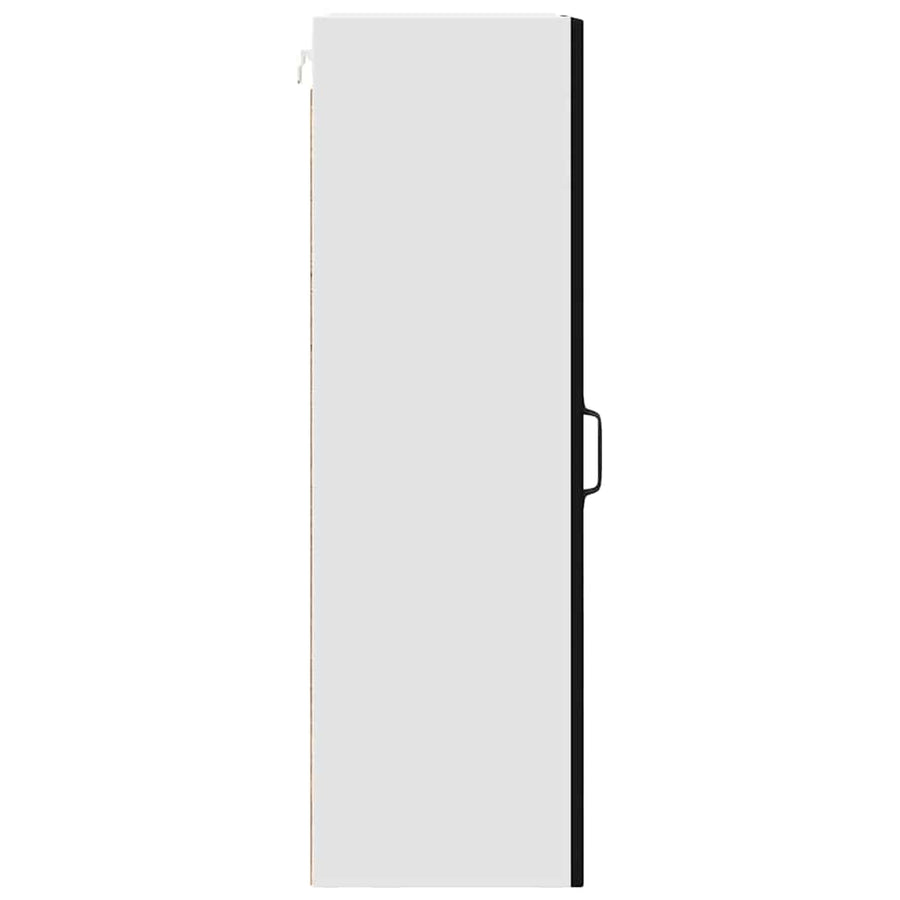 Wall Cabinet PORTO Black 50 x 31 x 100 cm Engineered Wood