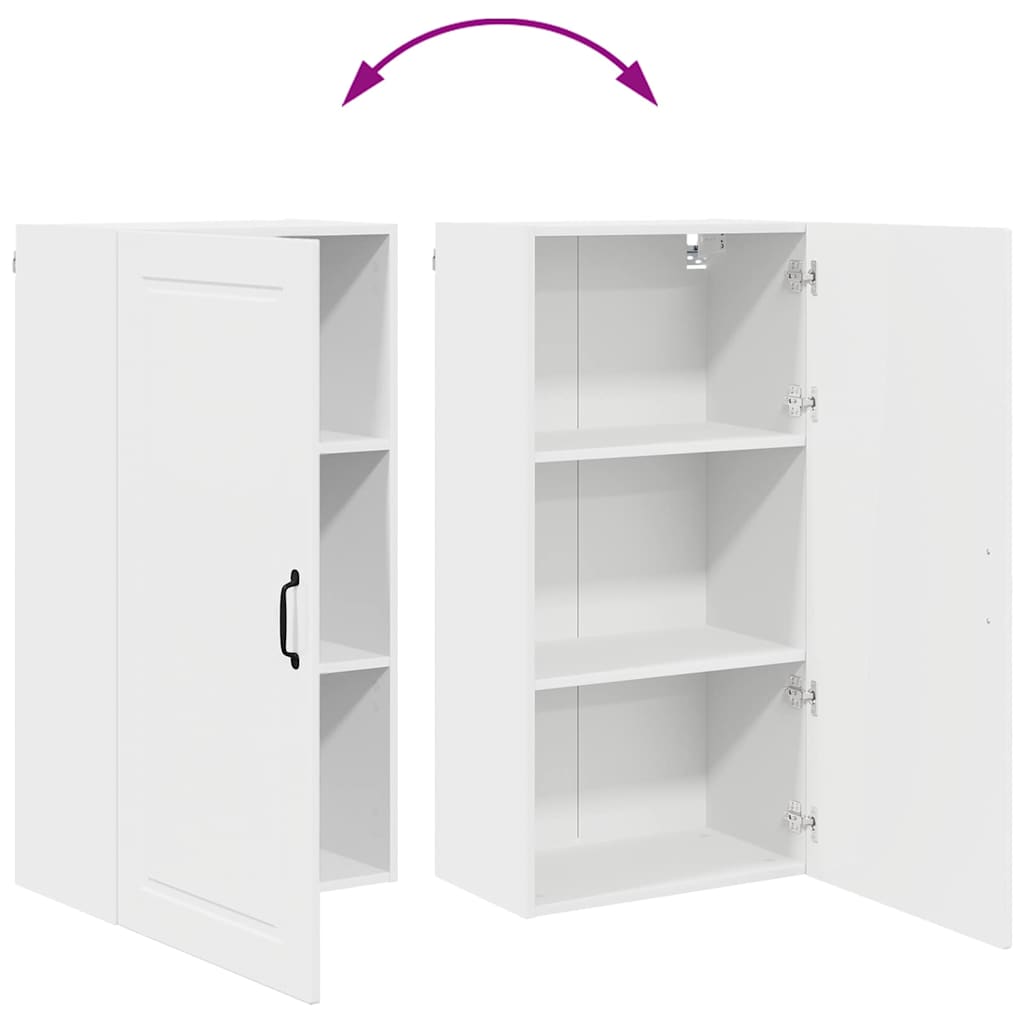 Kitchen Wall Cabinet High Gloss White 50 x 31 x 100 cm