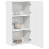 Kitchen Wall Cabinet High Gloss White 50 x 31 x 100 cm - Side View
