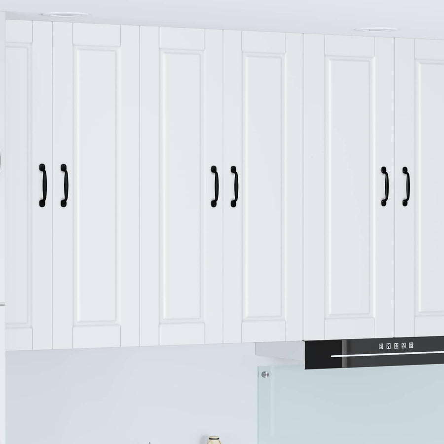 Wall Cabinet PORTO White 60 x 31 x 100 cm Engineered Wood