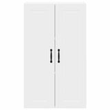 Kitchen Wall Cabinet White 60 x 31 x 100 cm Engineered Wood - Rear View