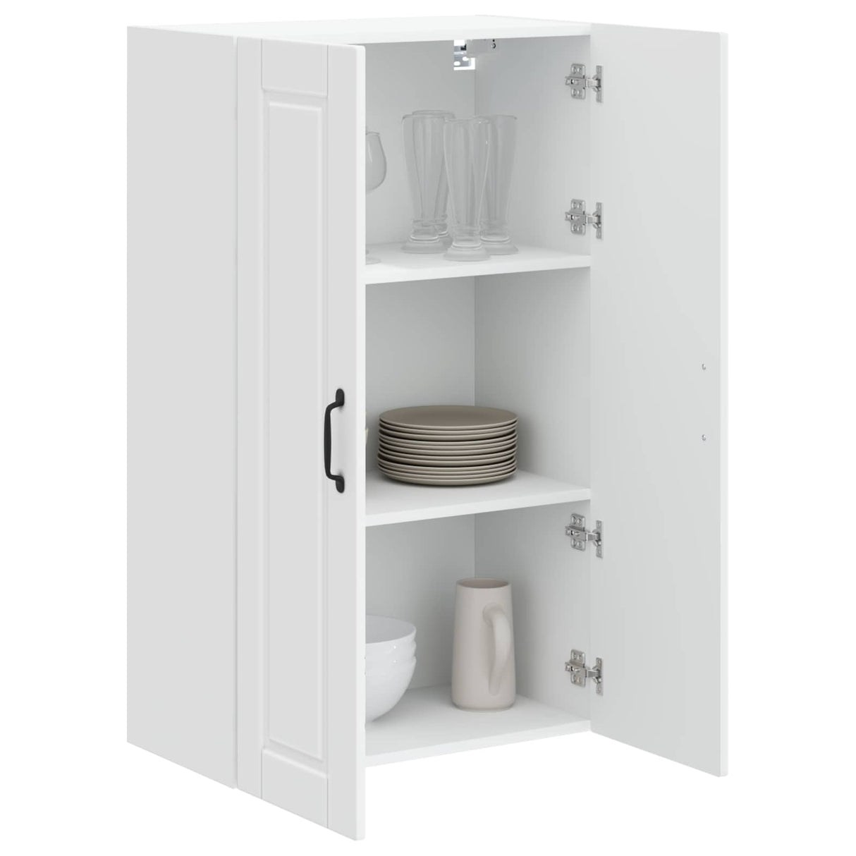 Wall Cabinet PORTO White 60 x 31 x 100 cm Engineered Wood