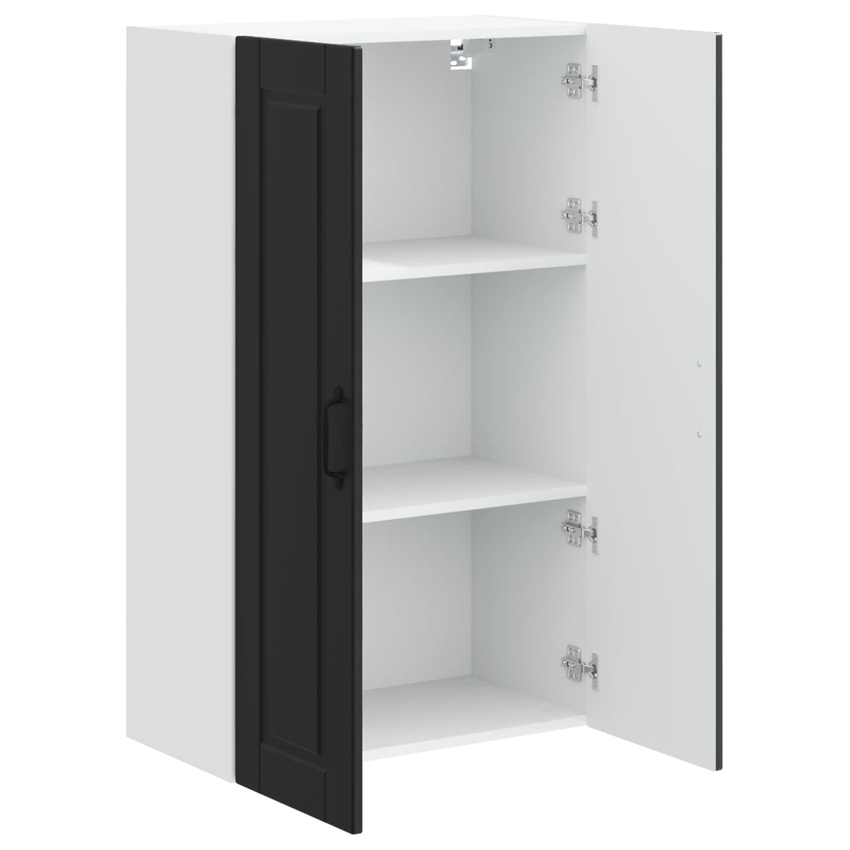 Wall Cabinet PORTO Black 60 x 31 x 100 cm Engineered Wood