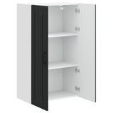 Wall Cabinet PORTO Black 60 x 31 x 100 cm Engineered Wood