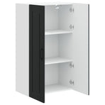 Wall Cabinet PORTO Black 60 x 31 x 100 cm Engineered Wood