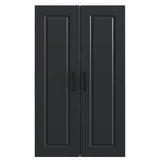 Wall Cabinet PORTO Black 60 x 31 x 100 cm Engineered Wood
