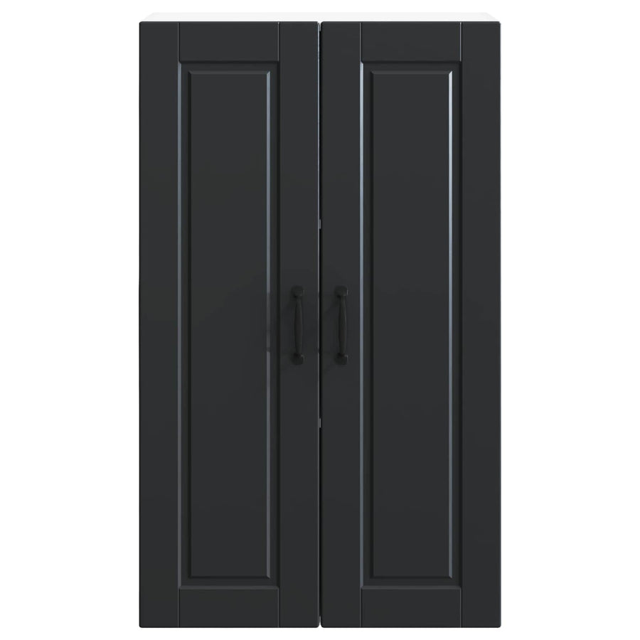 Wall Cabinet PORTO Black 60 x 31 x 100 cm Engineered Wood