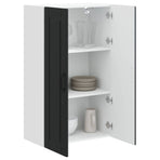 Wall Cabinet PORTO Black 60 x 31 x 100 cm Engineered Wood