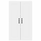 Kitchen Wall Cabinet High Gloss White 60 x 31 x 100 cm - Rear View