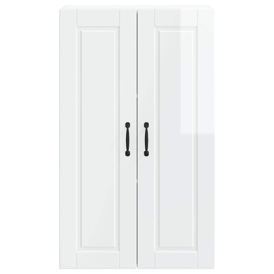 Wall Cabinet PORTO High Gloss White 60 x 31 x 100 cm