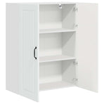 Wall Cabinet PORTO White 80 x 31 x 100 cm Engineered Wood