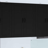 Kitchen Wall Cabinet Black 80 x 31 x 100 cm Engineered Wood
