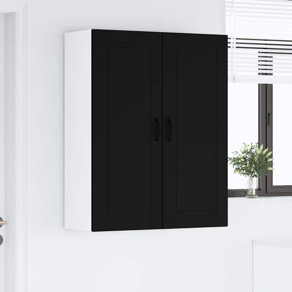 Kitchen Wall Cabinet Black 80 x 31 x 100 cm Engineered Wood
