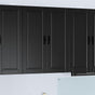 Wall Cabinet PORTO Black 80 x 31 x 100 cm Engineered Wood