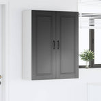 Wall Cabinet PORTO Black 80 x 31 x 100 cm Engineered Wood