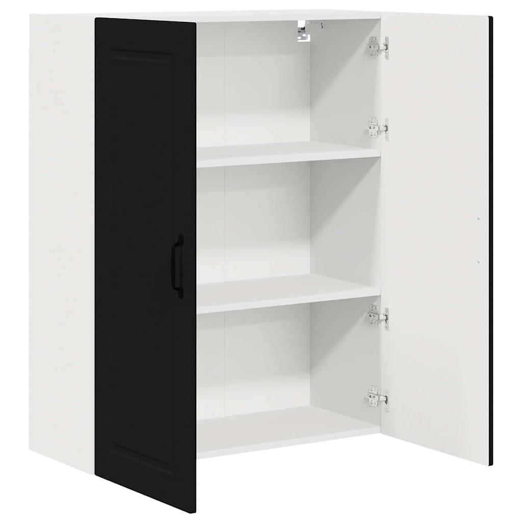 Kitchen Wall Cabinet Black 80 x 31 x 100 cm Engineered Wood