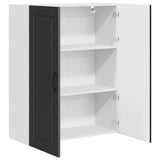Wall Cabinet PORTO Black 80 x 31 x 100 cm Engineered Wood
