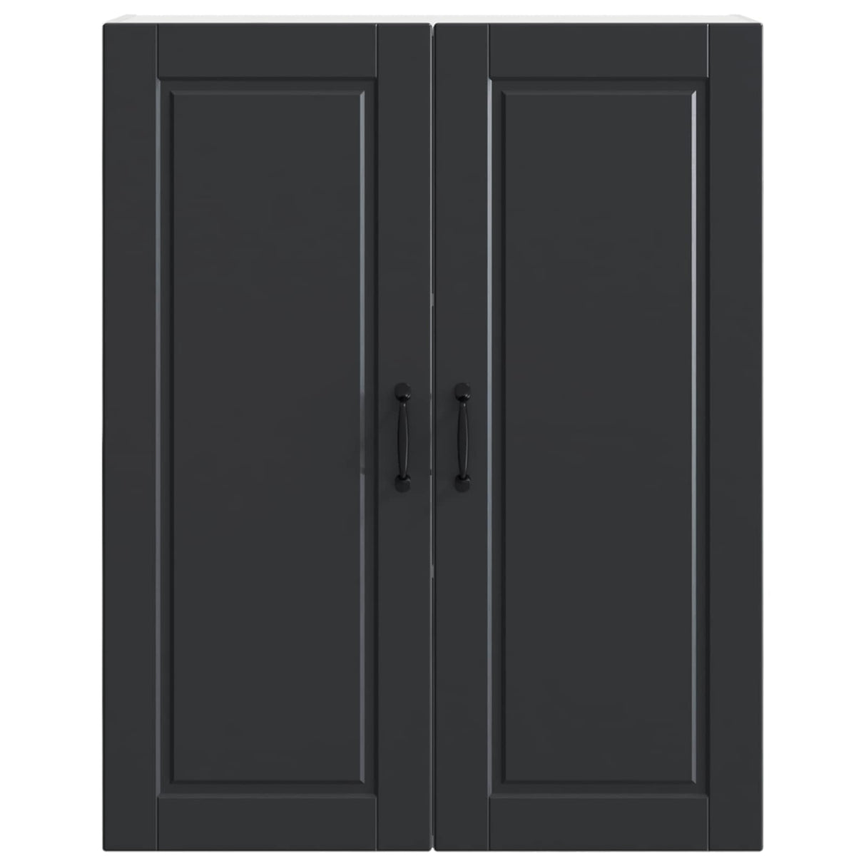 Wall Cabinet PORTO Black 80 x 31 x 100 cm Engineered Wood