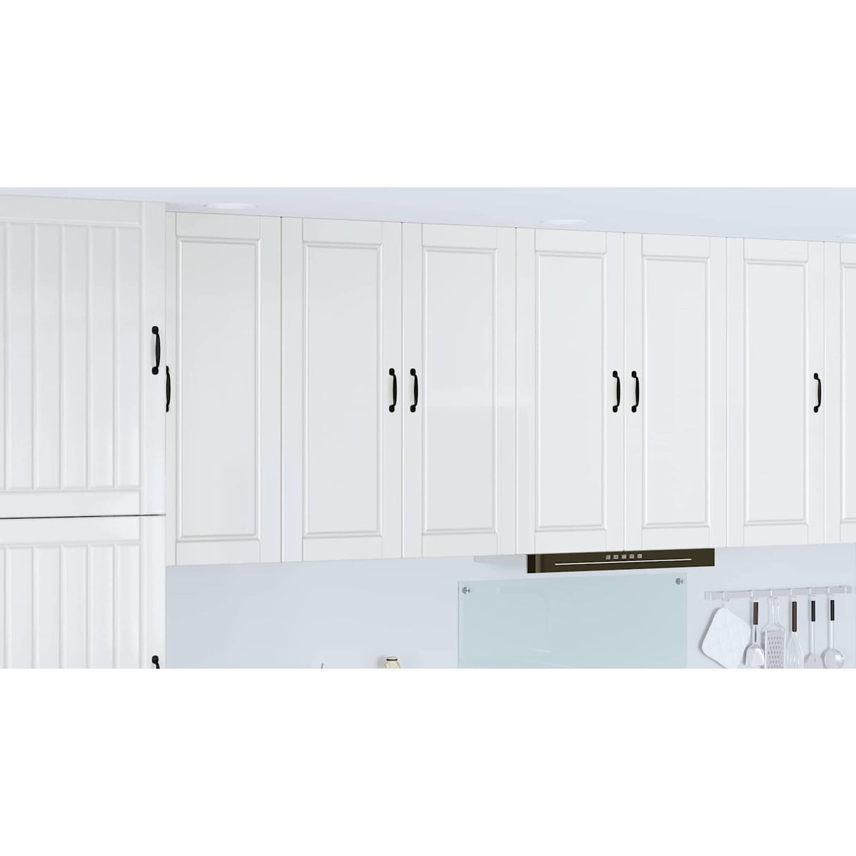 Wall Cabinet PORTO High Gloss White 80 x 31 x 100 cm