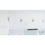 Wall Cabinet PORTO High Gloss White 80 x 31 x 100 cm